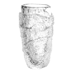 Jade Textured Glass Vase