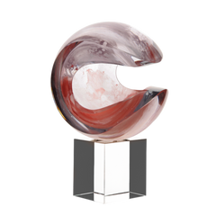 The Twilight Echoes Artistic Glass Sculpture