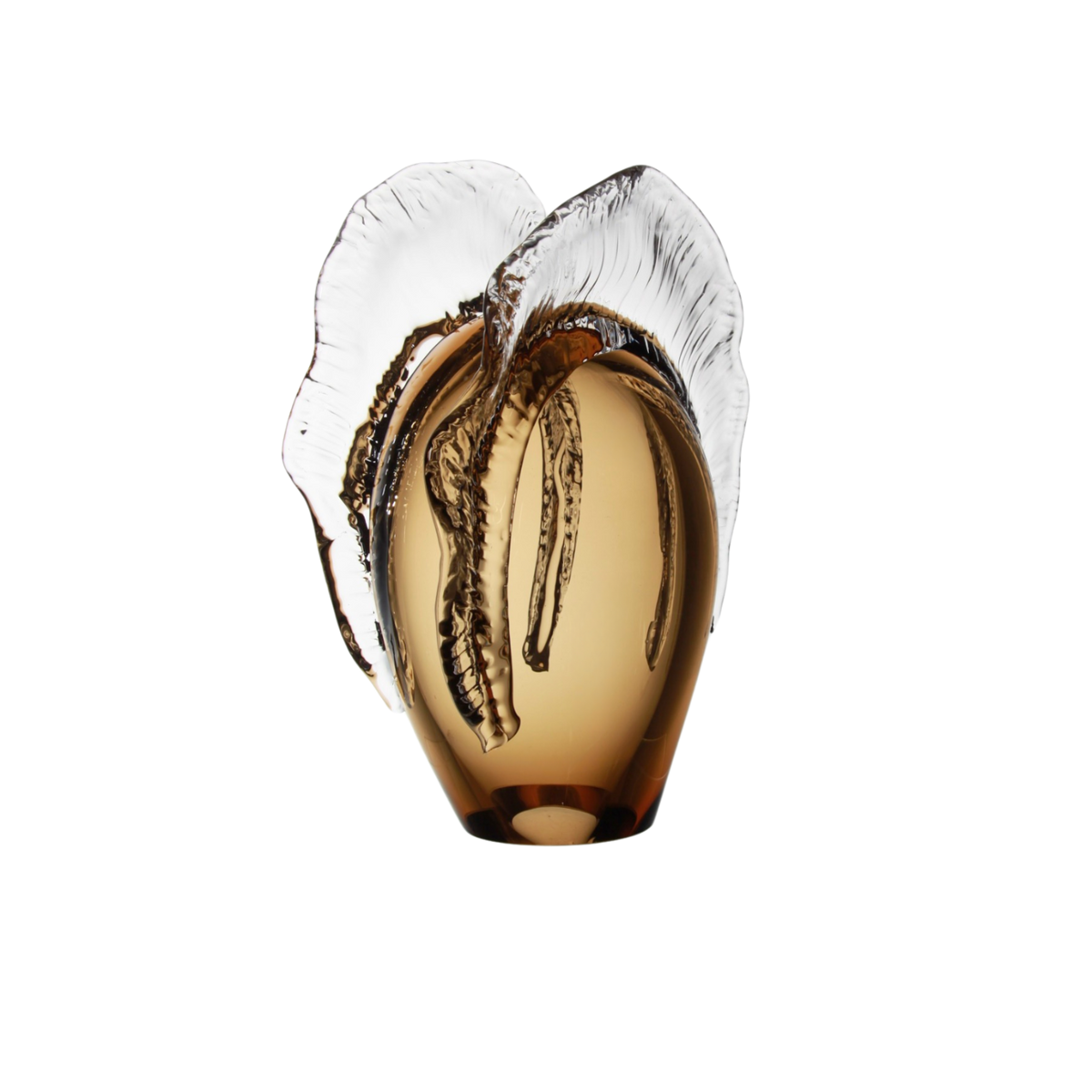 Dragonfly Sculptural Glass Vase – Brown