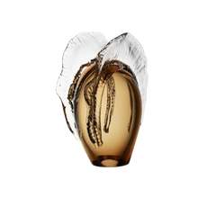 Dragonfly Sculptural Glass Vase – Brown