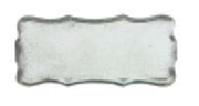 Firenze Silver Mirror Long Coaster