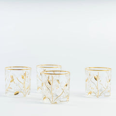 Gold Crystal Glass Tumblers
