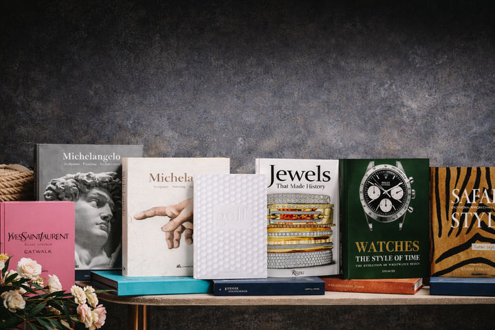 Discover a curated collection of luxury coffee table books celebrating art, fashion, travel, and timeless design.