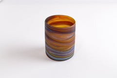 Straight Natsheh Glass Brown Cups