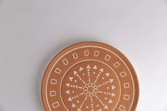Najd Sgraffito Ceramic Wall Accent Decorative Plate