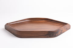 Zari Walnut Hand Carved with Brass Inlay Plate