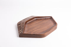 Zari Walnut Decorative Plate