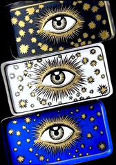 All-Seeing Eye Iron Tray –  Black