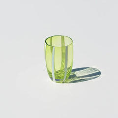 Zafferano Gessato Drinking Glass Set – Green