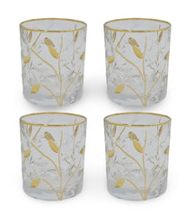 Gold Crystal Glass Tumblers