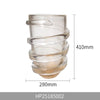 Gold Poline Thread Glass Vase
