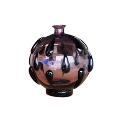 Decorative Sculpted Glass Vase
