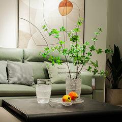 Jade Textured Glass Vase