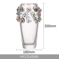 Flowers Bloom Glass Vases