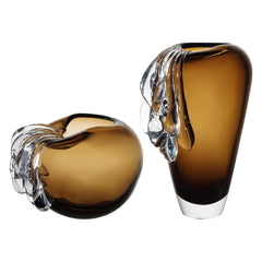 Ear of Wheat Crystal Vase