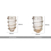 Gold Poline Thread Glass Vase