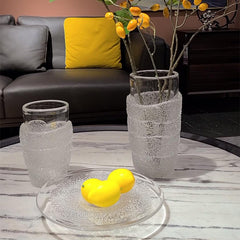 Jade Textured Plate – Clear Ice