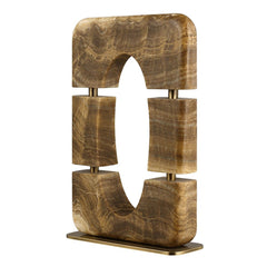 Jade Sculptural Ornament - Beige