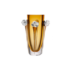 Luxury Amber Glass Vase