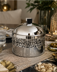 Queen Arabic Calligraphy Incense Burner – Silver
