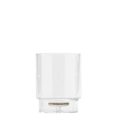 Zafferano Teca Terrazzo Glass Tumbler Set – Black/Amber