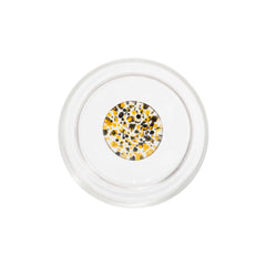 Zafferano Teca Terrazzo Glass Tumbler Set – Black/Amber