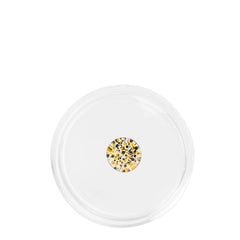 Zafferano Teca Terrazzo Bowl – Black/Amber