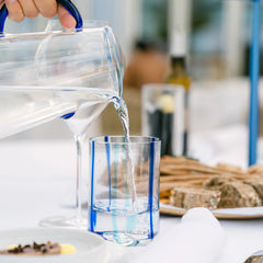 Zafferano Tirache Glass Tumblers Set – Aquamarine & Blue