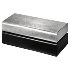 Decorative Storage Box – Silver & Black
