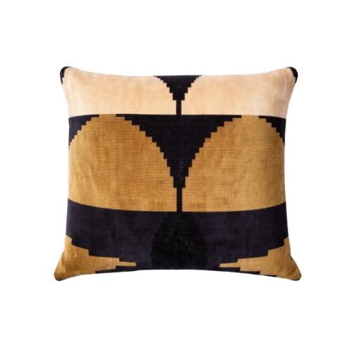 Printed Cotton Corduroy Cushion Cover