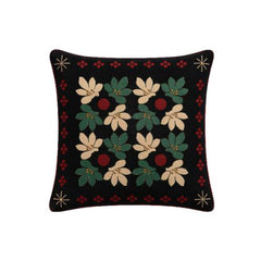 Decorative Square Floral Cushion Cover