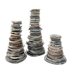 Agate Stone Candlesticks Set