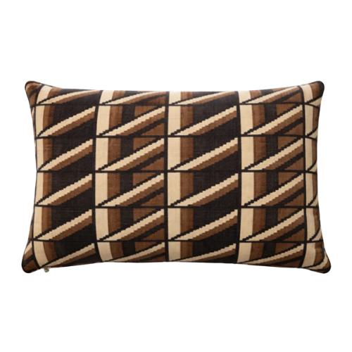 Geometric Reversible Cotton Cushion Cover