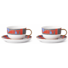 Amos Bone Cup & Saucer Set