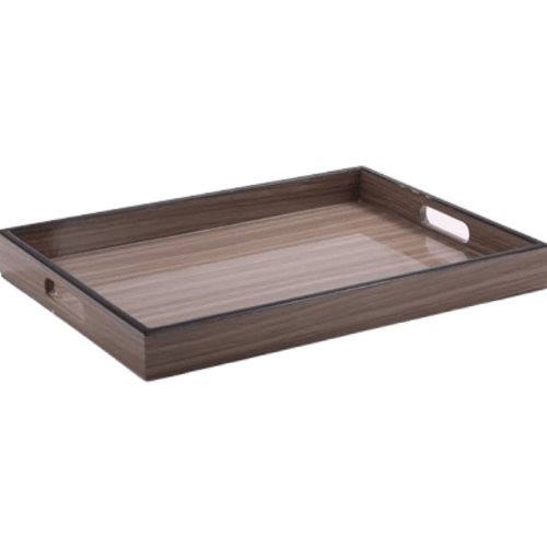 Long Wooden Pallet Serving Tray – Gray
