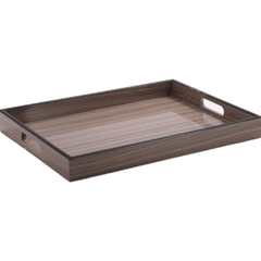 Long Wooden Pallet Serving Tray – Gray