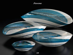 Yalos Murano Intarsio Avorio Crystal Vase