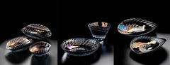Yalos Murano Cortina Nero Ivory Intarsio Plate