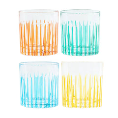Murano Crystal Glass Tumblers – Yellow